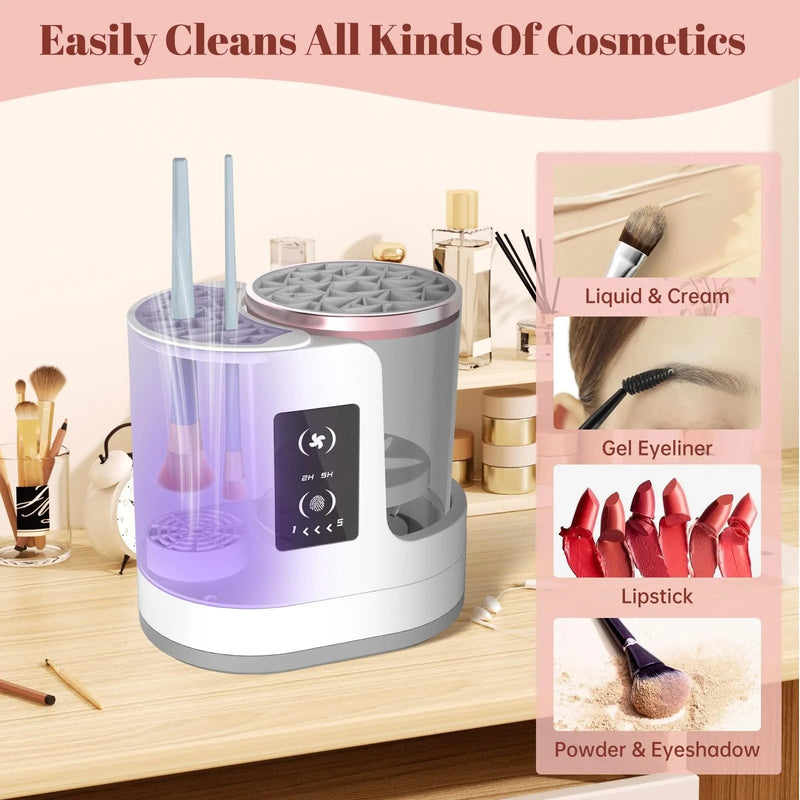 3 - in - 1 Makeup Brush Cleaner and Dryer - aquila Bask