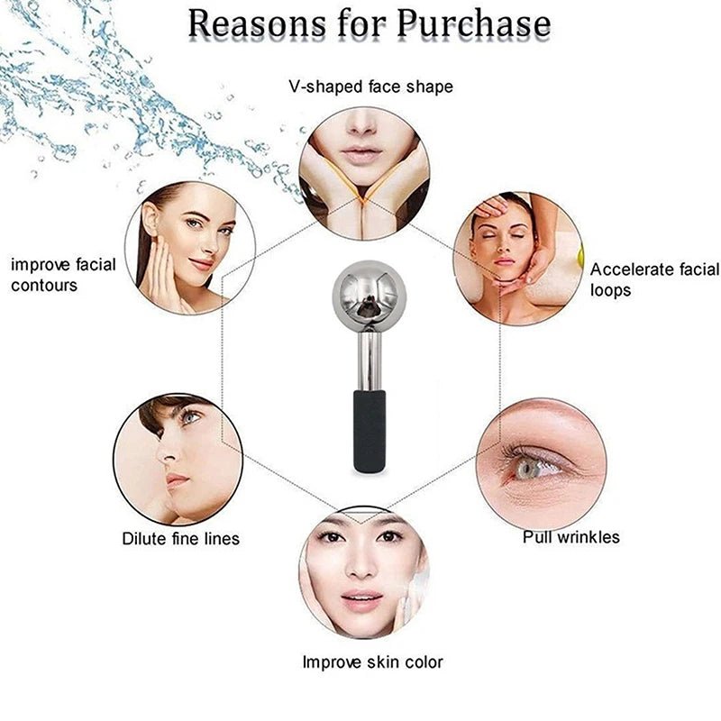 Facial Ice Globes for Hot & Cold Therapy - aquila Bask