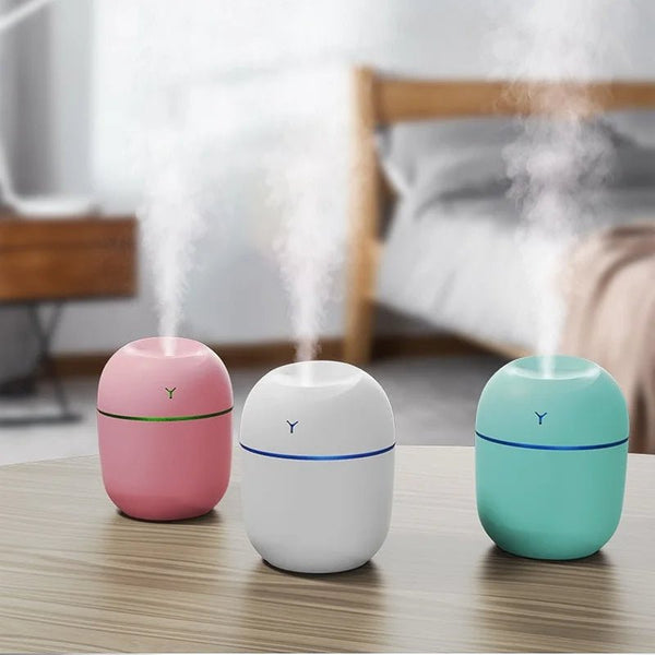 Portable Ultrasonic Humidifier USB Aroma Essential Oil Diffuser LED - aquila Bask
