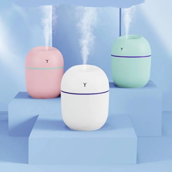 Portable Ultrasonic Humidifier USB Aroma Essential Oil Diffuser LED - aquila Bask