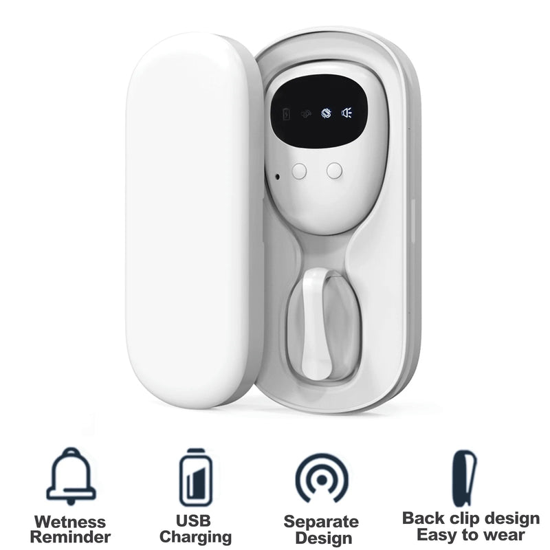Wireless Bedwetting Alarm Pee Alarm with Receiver for Boys Grils Kids Potty Training Elder Care 10 - 20M Range Vibration Reminding - aquila Bask