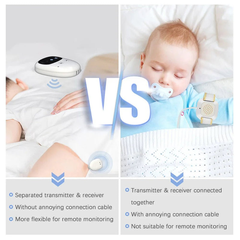 Wireless Bedwetting Alarm Pee Alarm with Receiver for Boys Grils Kids Potty Training Elder Care 10 - 20M Range Vibration Reminding - aquila Bask