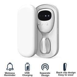 Wireless Bedwetting Alarm Pee Alarm with Receiver for Boys Grils Kids Potty Training Elder Care 10 - 20M Range Vibration Reminding - aquila Bask